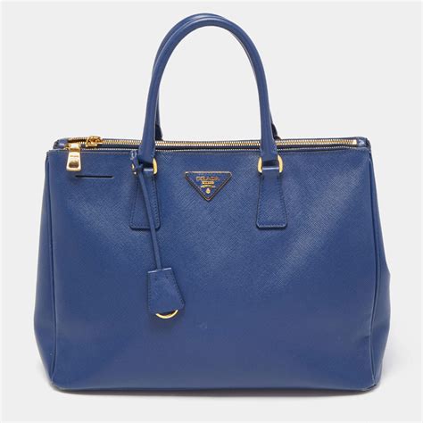 prada saffiano lux tote navy blue|Prada small saffiano lux.